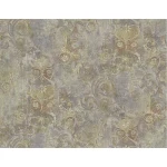 Italian Wallpaper Size 10m×1.06m, Gray with Beige Color, Model 82033