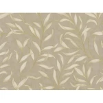 Leaf patterned wallpaper, beige color, length 10 m, width 0.53 m, model 221322  