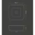 Square Ceramic Countertop Wash Basin 39.5x39x14 cm, Black | Hatch Company - Image 2