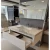 White Ceramic Basin with Wooden Cabinet Marble Top 50×100 cm, White | Al Muhaidib Sanitary and Ceramic - Image 2