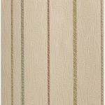 Striped wall covering beige color, length 10m, width 0.73 m, model 2408