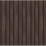 Wood alternative cladding panel, brown and black color, size 290 cm, model 28-103