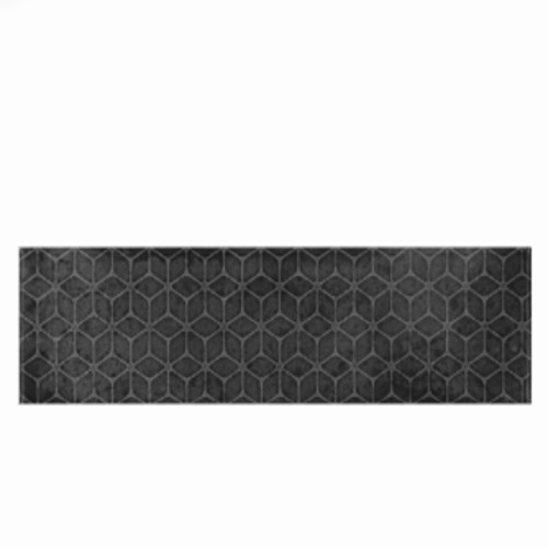 Shiny Ceramic Panels 7.5×30 cm, 1 mm Thickness, Black Color | 