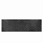 Shiny Ceramic Panels, Black Color, Dimensions 7.5×30 cm, 1 mm Thickness