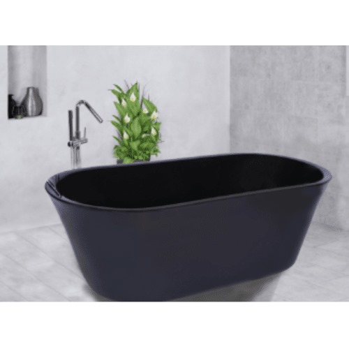 Acrylic Bathtub 180x80 cm Black Color | ALHashim Sanitary Tools