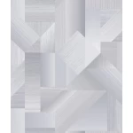 Geometric wall decoration, light gray color, length 10 m, width 0.53 m, model G56626  