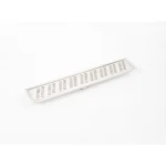 صفاية مياة مستطيلة، لون كروم، مقاس 90×10 سم 