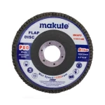 Sanding disc, Size 4.5 inch, 60 grit, Makute Brand, Blue color.
