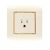 127 socket  15 Amp Alfanar Model  Omnia Size 7x7 Colour Beige with Gold Ring
