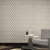 Geometric Wallpaper Dark Beige, Length 10 m, Width 50 cm
