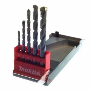 Concrete Drill Bit Set 5 Pieces Sizes 4-10mm, Multi-Use | Makita by ARAB PROS COMPANY