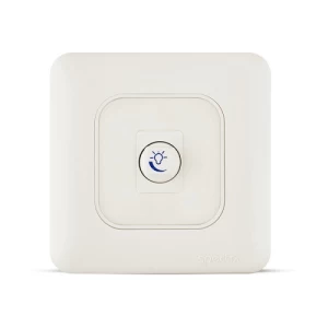 Push Dimmer 500W, 220V, 1 Gang, White, 7x7 cm | Spectra