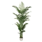 شجرة الاريكا الصناعية بأوراق خضراء طبيعية المظهر، ارتفاع 230 سم 