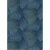 German Wall Decoration, Blue Color, Length 10 m, Width 0.53 m, Model 10152-08