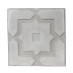 Decorative wall tiles Islamic Design, Size 40×40 cm, Thickness 4 cm, Cement Color | Al Sarif Company