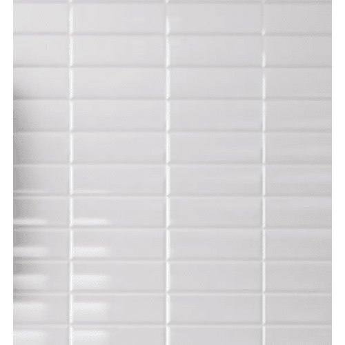 Ceramic Tiles 10x30 cm White Color, Potsan Model | Abyat Company