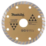 Depressed center cutting wheel, size 115 x 22.23 mm, Makita brand, model D-37596