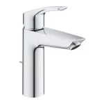 Grohe Single Lever Basin Mixer, from the BauLoop Collection, Medium Size, Chrome
