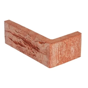 Red Brick Facade For Corners 107.5×65×20×215 mm, 0.9 kg | Al Diyar for bricks and cladding brick