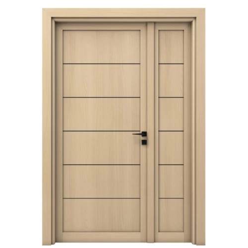 Shop Wood Plastic Composite (WPC) One and a Half Door, beige color