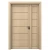 Wood Plastic Composite (WPC) One and a Half Door, beige color, Size 160 × 235 cm, Model bmo1