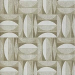 ورق جدران هندسي لون بيج، طول 10 م، عرض 0.53 م، موديل ميزون