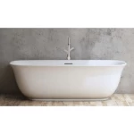 Bathroom Bathtub Model HEDERA, Gloss White Color, Size 170 cm
