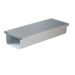 مجرى تصريف مياه المنيوم  براند الصالح   عرض 20 سم