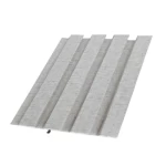 Wood Alternative Panel, Size 290×16 cm, Light Gray Color, Model 082