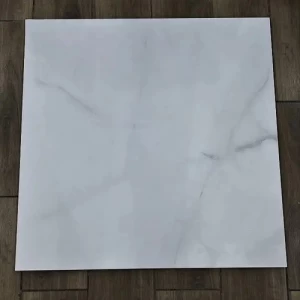Emirati Ceramic Tiles 83.50×83.50 cm Marble Design White Color | 