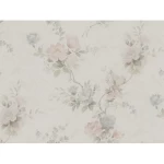Italian Wallpaper Beige Color Floral Design, Size 10mx0.53m, Model Z66857