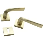 Separated Doors Handles Gold Color
