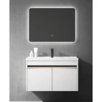 Bathroom Washbasin  Size 80cm, Gray Color Ceramic Basin