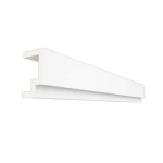 كرانيش ديكور خارجية، لون أبيض ، ارتفاع 24 سم، عرض 15 سم، طول 2.48 م | شركة زخارف