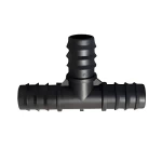 LDPE Equal Tee, Size 20mm, Black Color | Alwasail