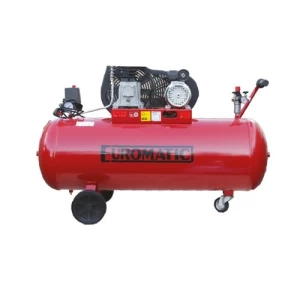 ضاغط هواء سعة الخزان 200 لتر، 1 حصان، ضغط 159 PSI | Euromatic من شركة المحترفون العرب