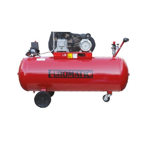 ضاغط هواء سعة الخزان 200 لتر، 1 حصان، ضغط 159 PSI | Euromatic من شركة المحترفون العرب
