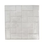 Decorative Floor Tile, Dimensions 40x40x4 cm, Gray Color | Al Sarif Company