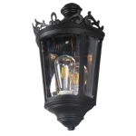 كشاف إضاءة خارجي للحدائق، أبعاد 40×23 سم، لون اسود