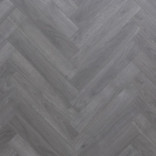 Modern HDF Parquet Flooring 8mm Thickness Dark Gray, Model CHX_7304A&B_08 | 