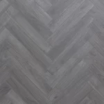 Modern HDF Parquet Flooring, 8mm Thickness, Dark Gray Color, Model CHX_7304A&B_08