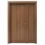 Durable Wooden Double Door, Size 160 × 235 cm, Brown, Model GMO2