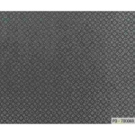 ورق جدران تصميم نقشات مقاس 10 م×1.06م، لون رمادي داكن، موديل 700068