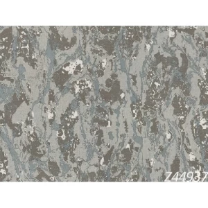 Italian Wallpaper 10m×1.06m Gray with Beige, Model Z44937 | Balbaid Decor Company