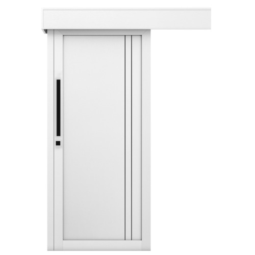 Premium Classic Sliding Door 110×265 cm, White, Model BM02 | Premium