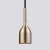 Hanging chandelier with One lamp, copper Color, Size 47 × 152 mm, Cord Length 1500 mm