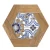 Hexagonal Porcelain Tiles Veracruz, Size 23×27 cm, Multicolored