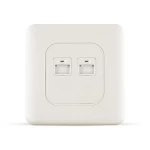 فيش يو اس بي مزدوج 4.2 امبير، لون ابيض، 7×7 سم | سبكترا