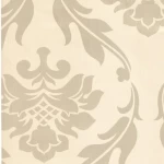 ورق جدران فينيل، تصميم نقشات، المقاس 10 م × 53 سم، لون أصفر مع بني 