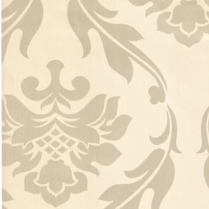 Vinyl Wallpaper Patterned Design 10 m × 53 cm Yellow with Brown | Luxury line